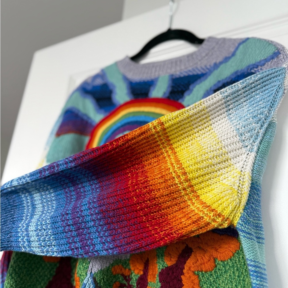 NWOT STELLA MCCARTNEY Kind intarsia wool and cotton-blend sweater 40 $1,295 - Picture 11 of 16